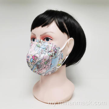 စတော့တွင်တစ်ခါသုံး 3D ခေါက်ဖုန် KN95 Mask